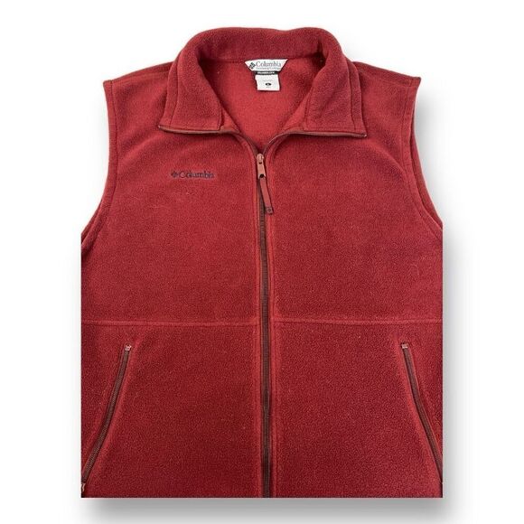 Columbia Fleece Full Zip Vest Size Large - Picture 2 of 5
